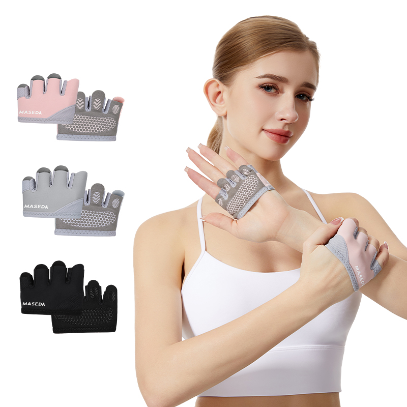 フィットネス用フィンガーレスグローブ：ピラティスやエアリアル - Yoga Of Fitness のレビューと価格