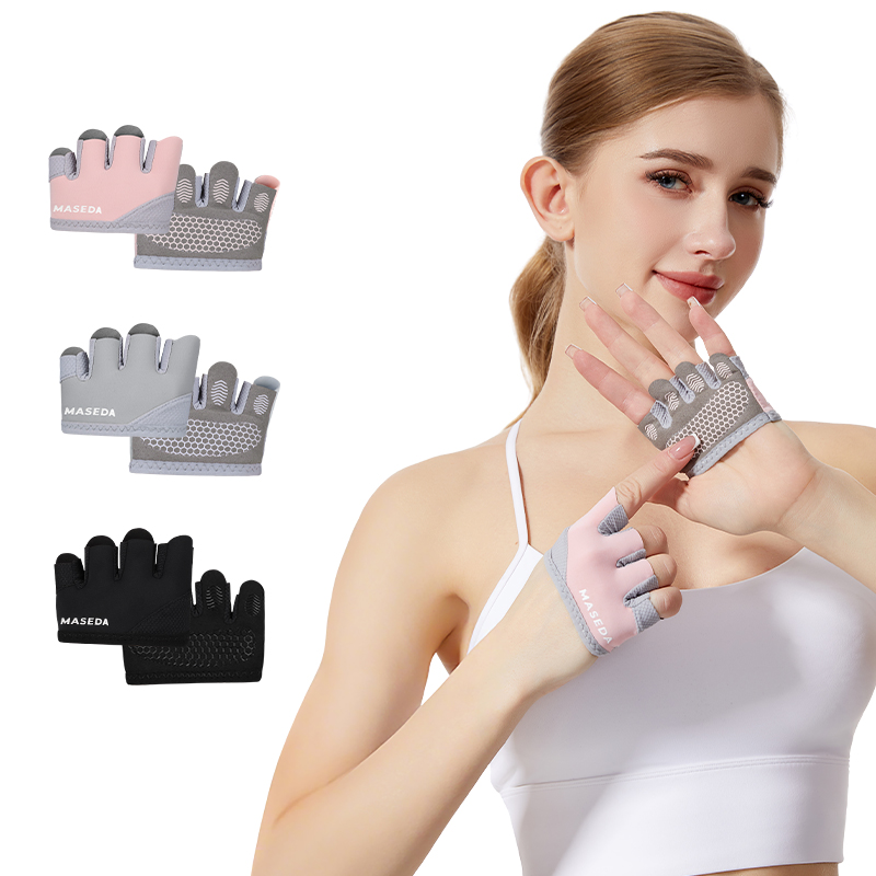 フィットネス用フィンガーレスグローブ：ピラティスやエアリアル - Yoga Of Fitness のレビューと価格