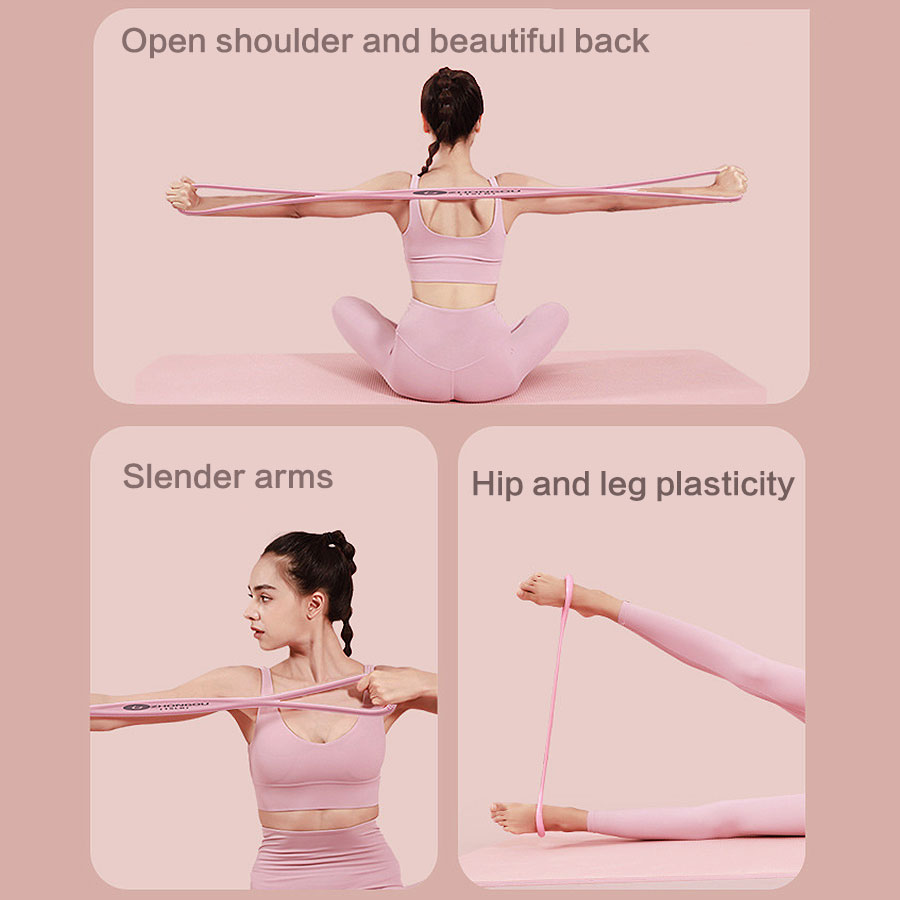 1 個のレジスタンスバンド、ヨガレジスタンスバンドストレッチ - Yoga Fitness Resistance Band のレビューと価格