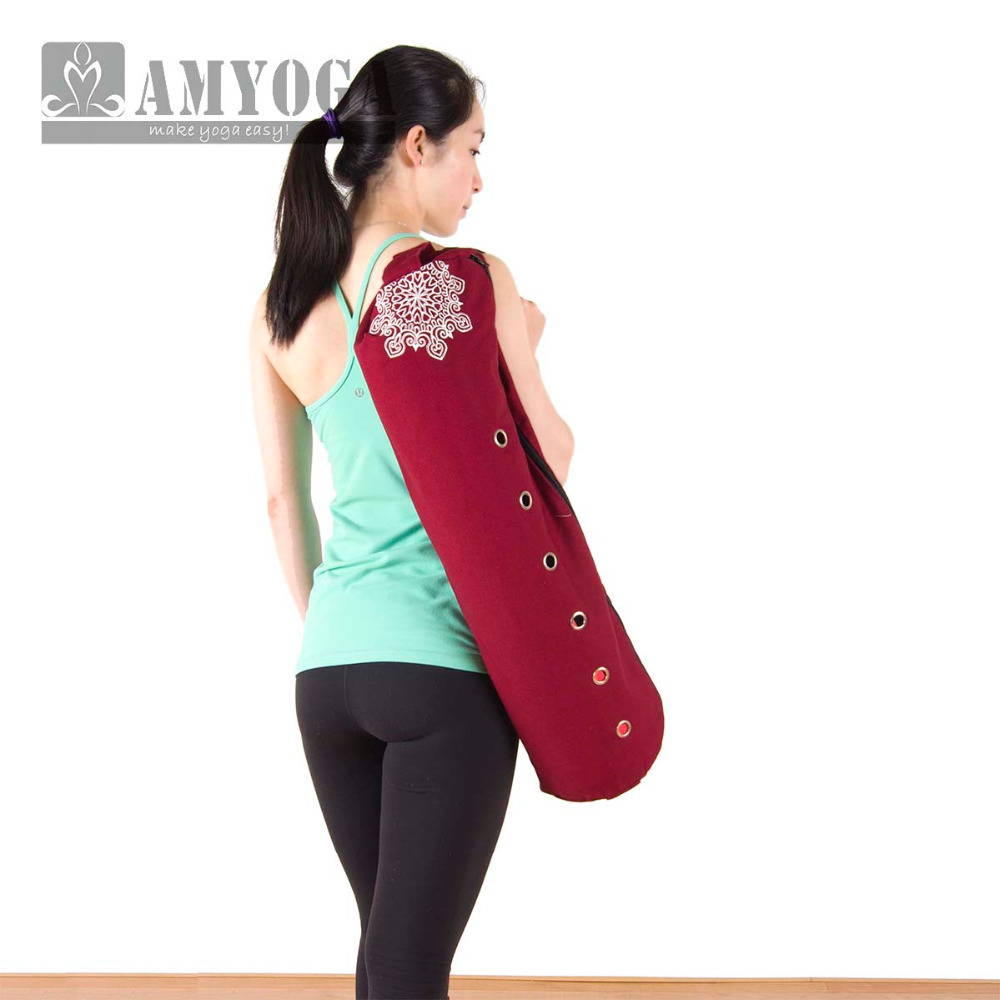 キャンバスヨガマットバッグ シングルショルダー ジムマットバ - Yoga Of Fitness のレビューと価格