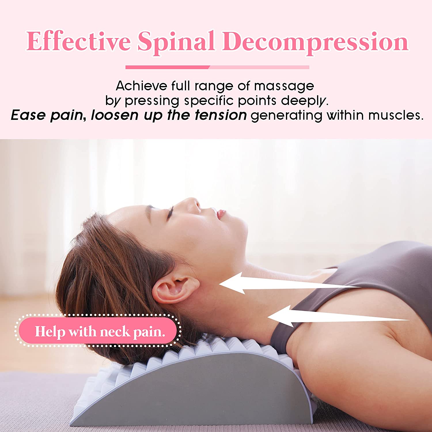 腰痛緩和治療ストレッチャー背中ストレッチャー枕慢性腰椎サポー - Posture Corrector Back のレビューと価格